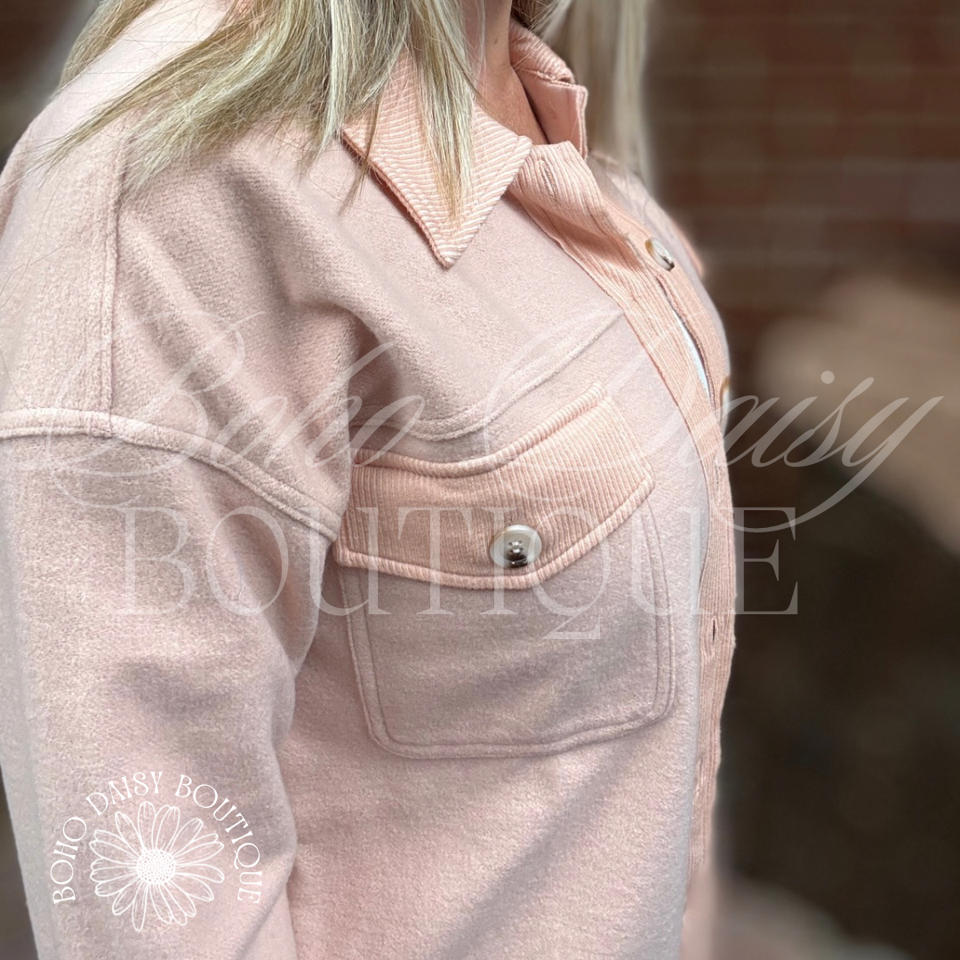 Dainty Pink Shacket