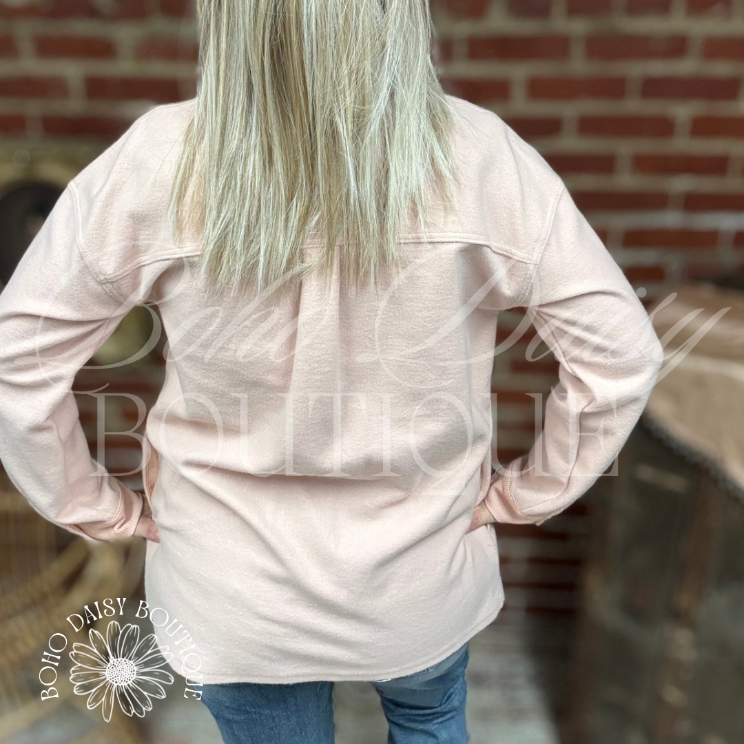 Dainty Pink Shacket