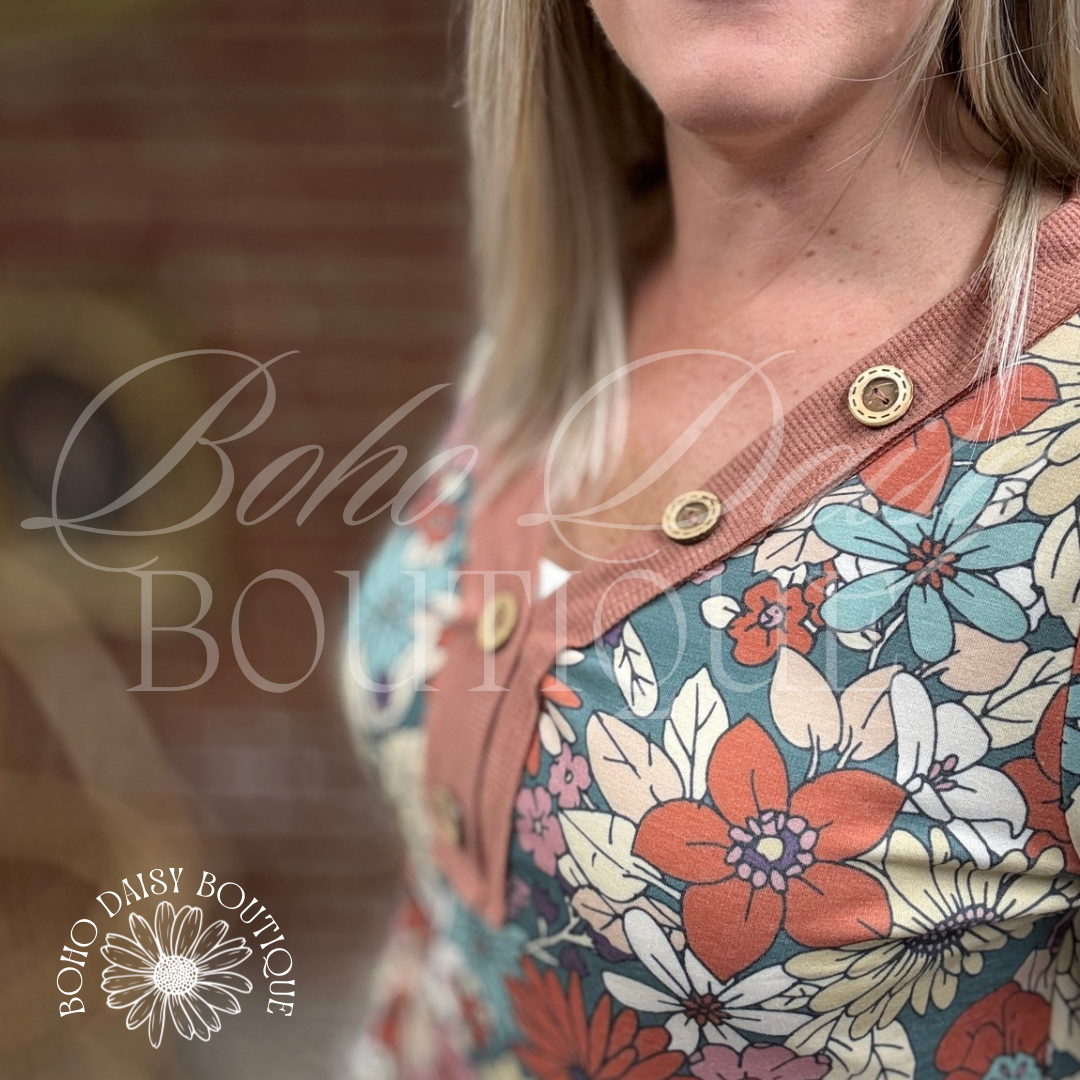 Vintage Floral Long Sleeve