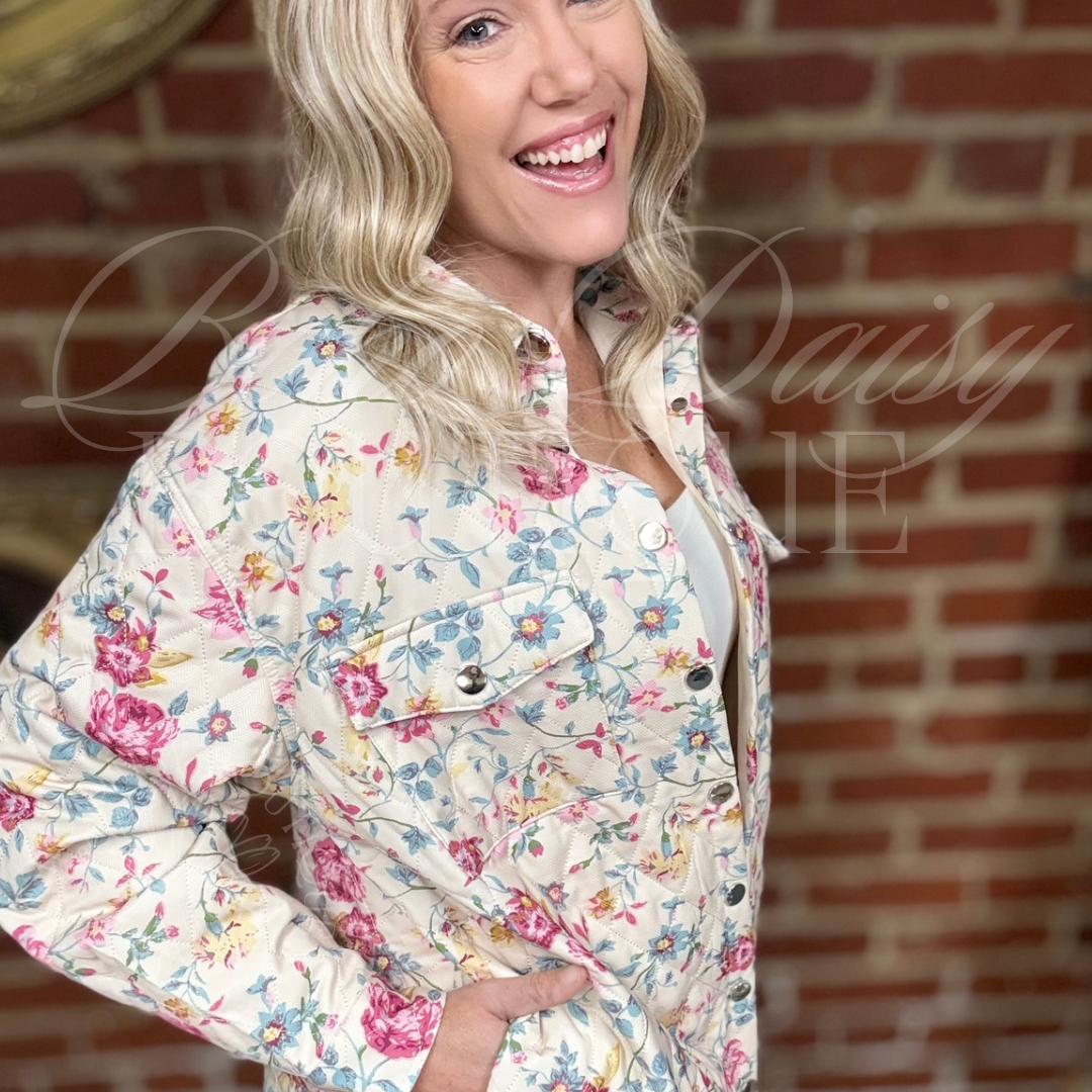 Floral Jacket / Shacket