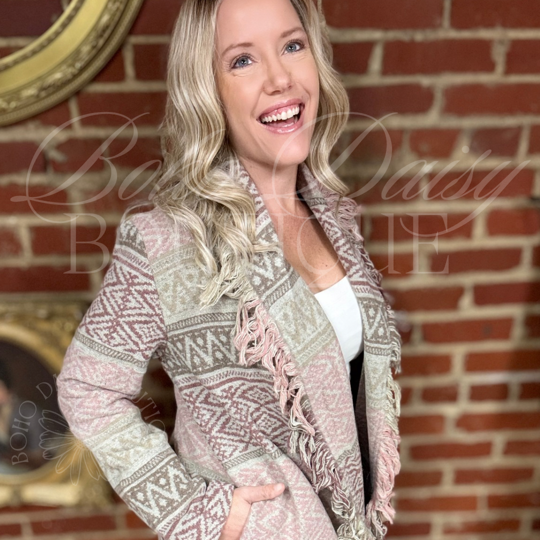 Boho Cardigan/ Sweater