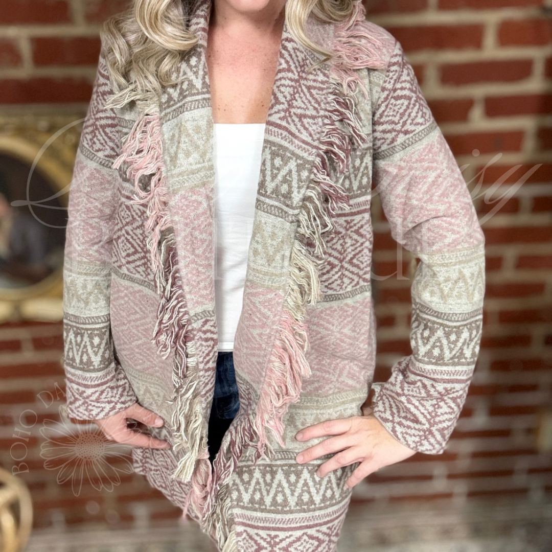 Boho Cardigan/ Sweater