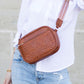 Everly Vegan Leather Camera Crossbody