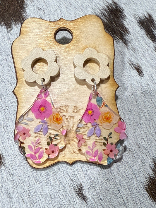 Floral Earring Dangle
