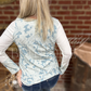 Blue Sky Paisley Long Sleeve