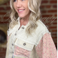 Floral & Lace Corduroy Jacket