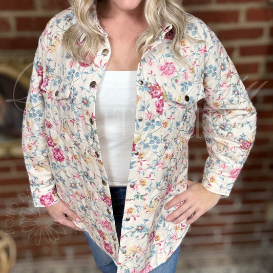 Floral Jacket / Shacket