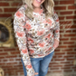 Watercolor Floral Long Sleeve Shirt