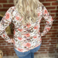 Watercolor Floral Long Sleeve Shirt