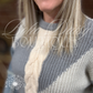 Colorado Mixed Knit Denim Sweater